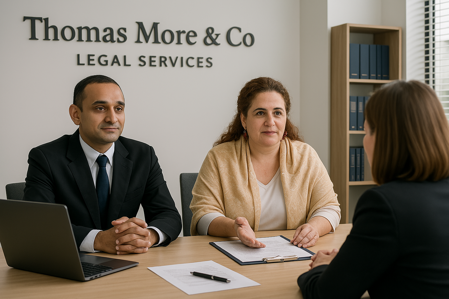 Client meeting at Thomas More & Co